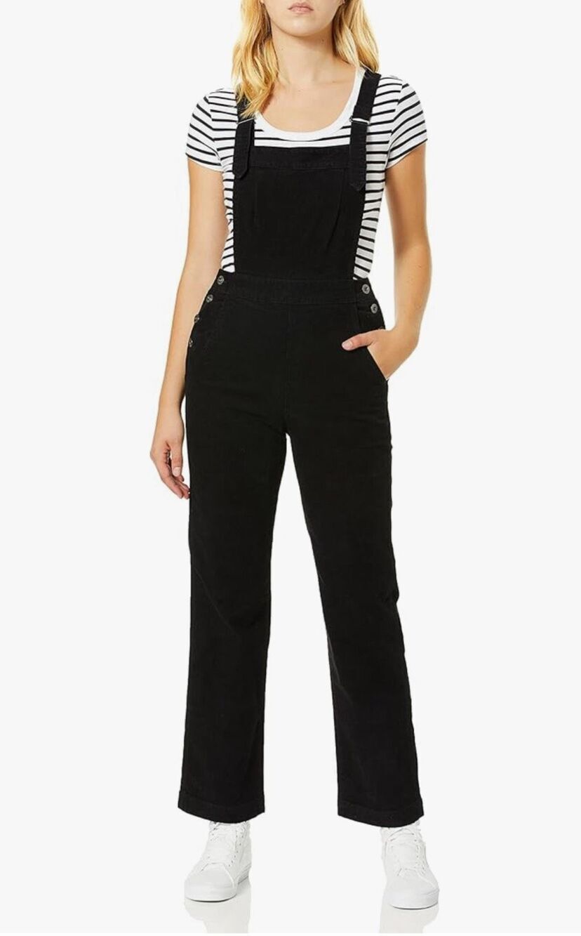 AG Adriano Goldschmied Courdoroy Gwendolyn Straight Leg Overall Women’s Size M